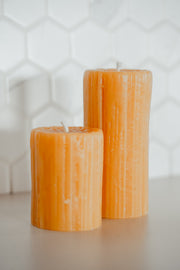 3" RUSTIC PILLAR CANDLE