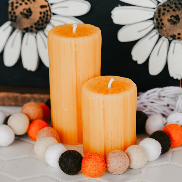 3" RUSTIC PILLAR CANDLE